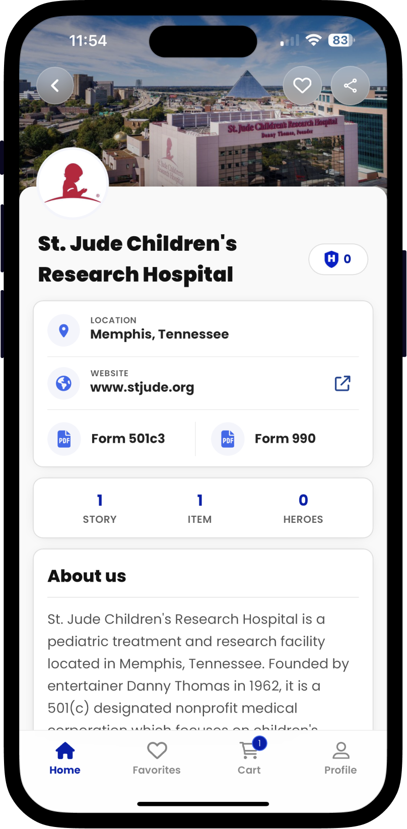 Select a Nonprofit