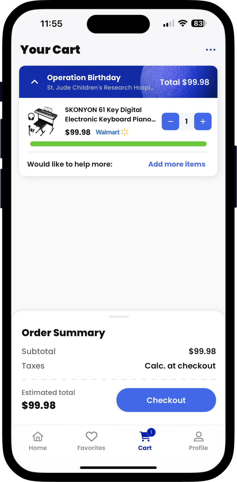 Purchase What's Needed